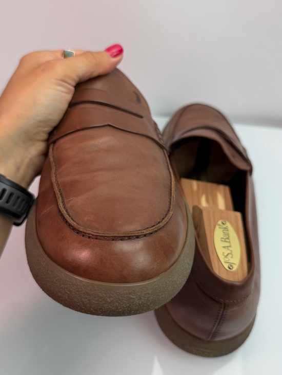 Tod’s Men’s Loafers Brown Leather Moccasin Size 11.5 main image 14